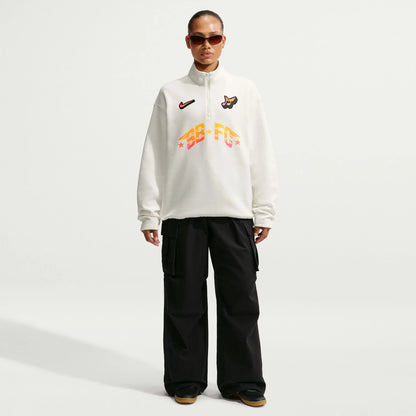 Nike SB Club 58 Skate 1 2 Zip Fleece Crew Neck Sweatshirt Sail