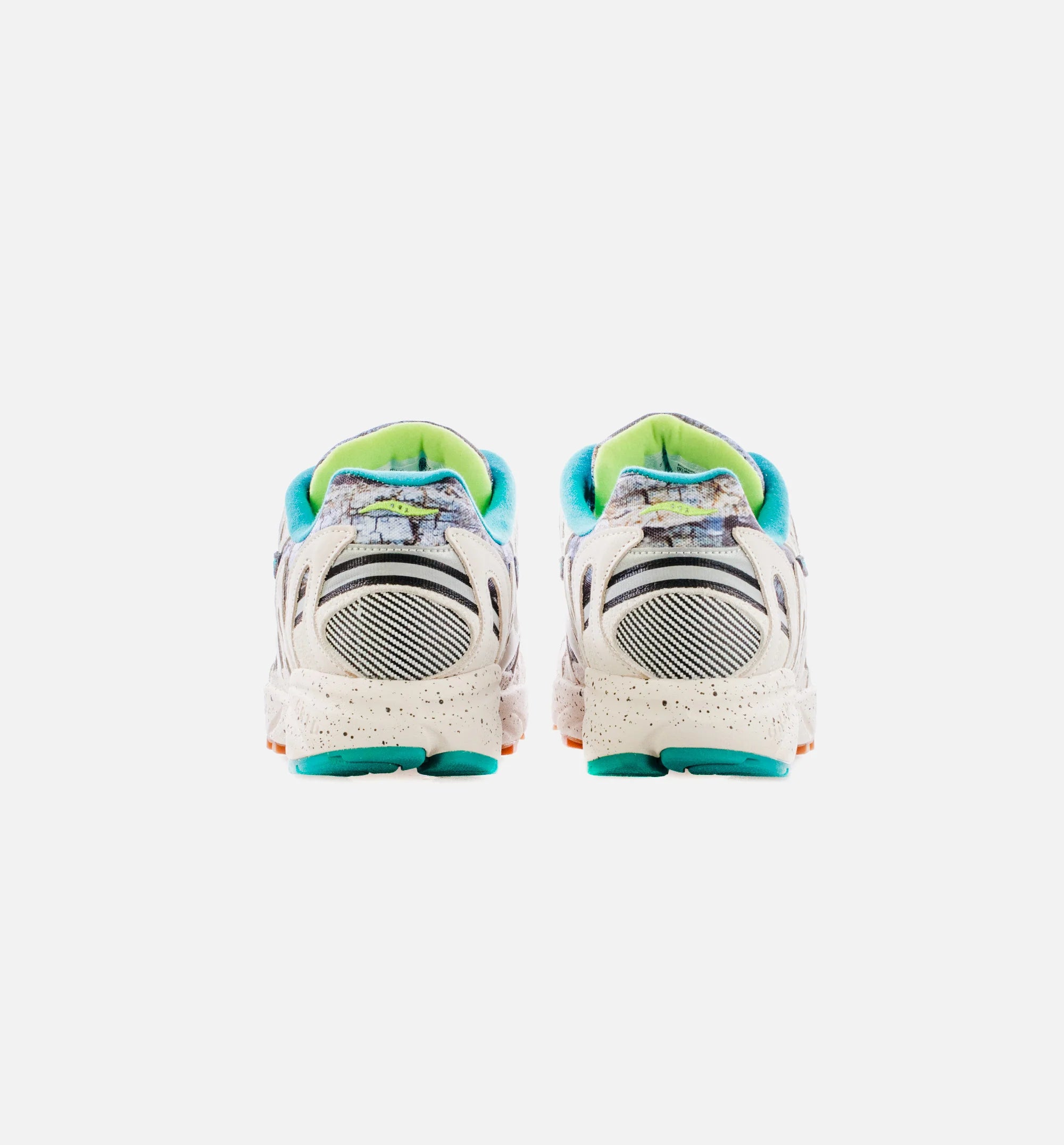 Grid Azura 2000 Creme Blue Mens Running Shoe Off White Teal