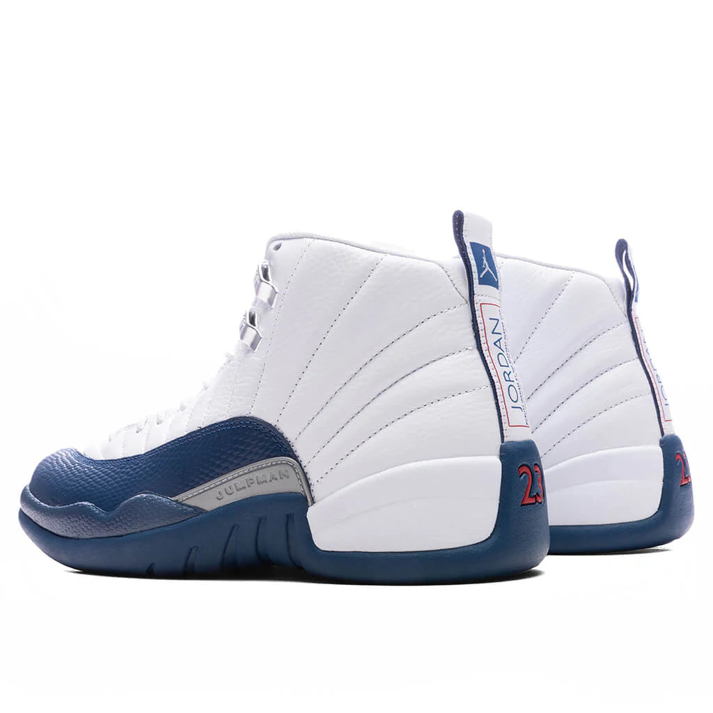 Air Jordan 12 Retro French Blue White French Blue Metallic Silver