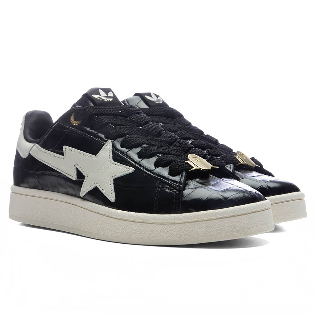 adidas Originals x BAPE Campus 00s Core Black Off White Gold Metallic
