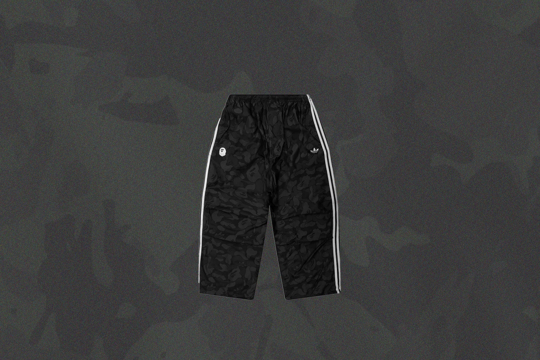 Adidas x BAPE Jacquard Pants Black