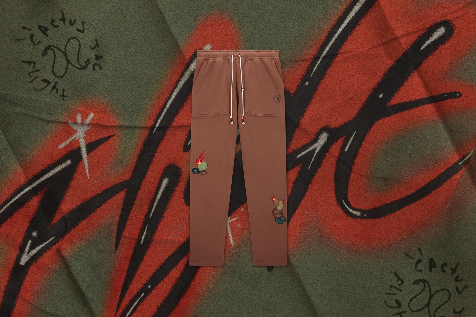 Jordan x Travis Scott Fleece Pants Archeo Brown