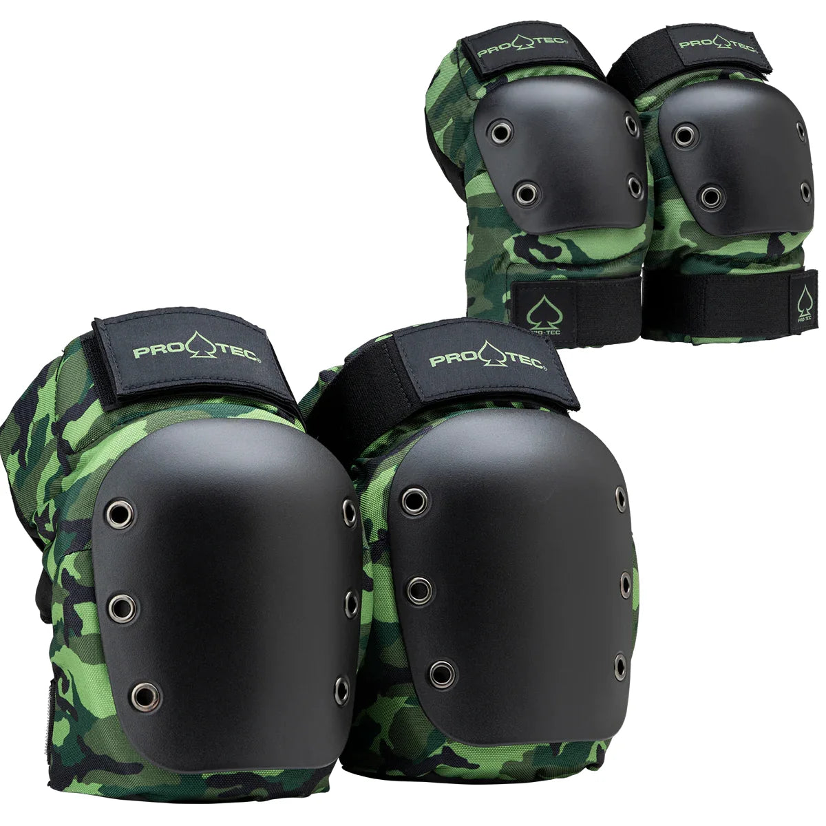 Pro Tec Street 3 Pad Open Back Set Camo
