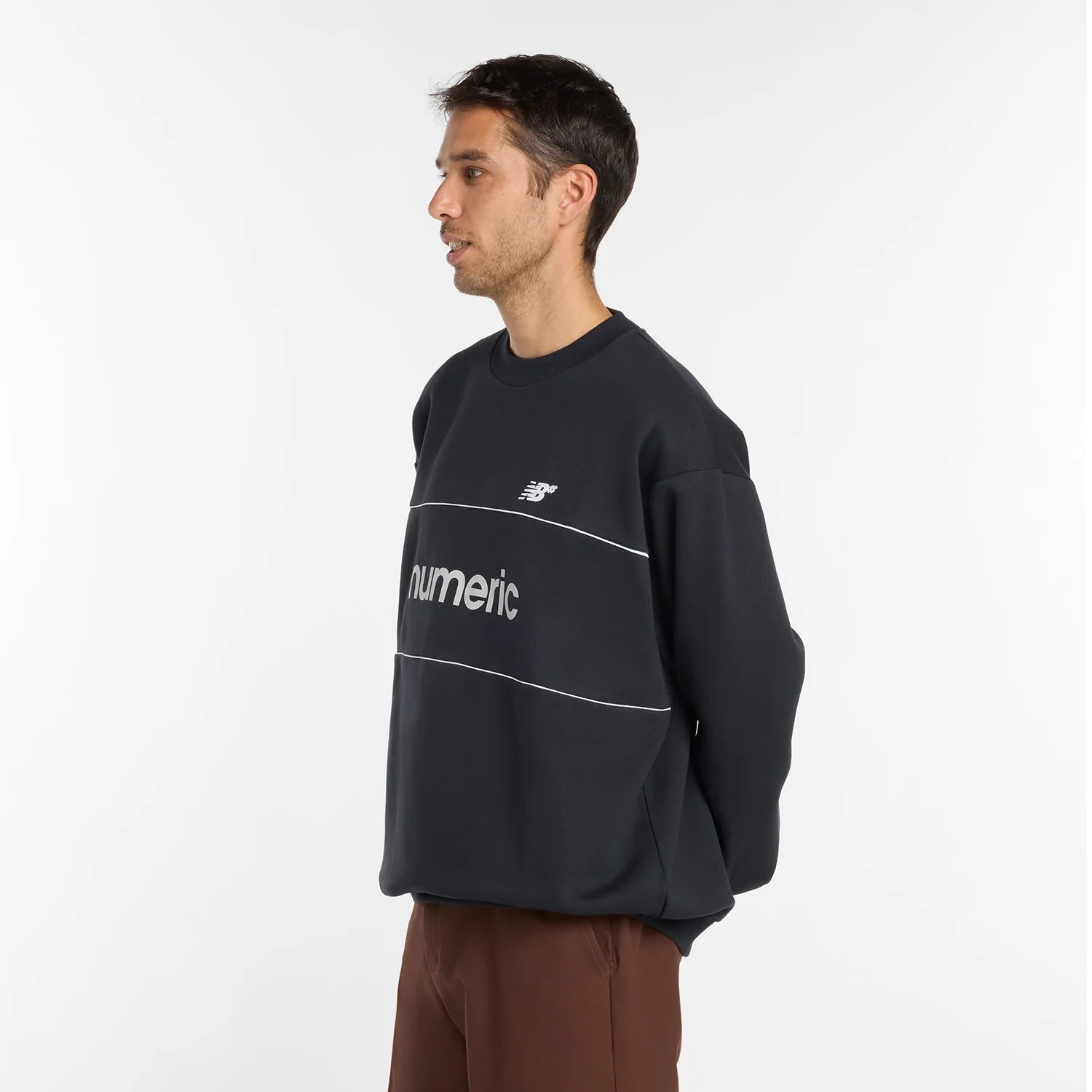 New Balance Numeric Team Crew Sweater Black