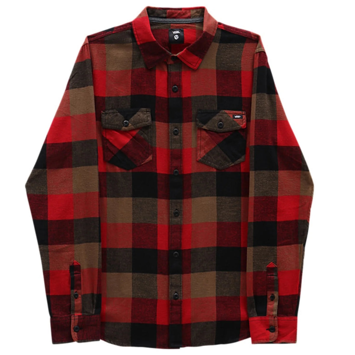 VANS BY BOX FLANNEL BOYS CHILI PEPPER SEPIA