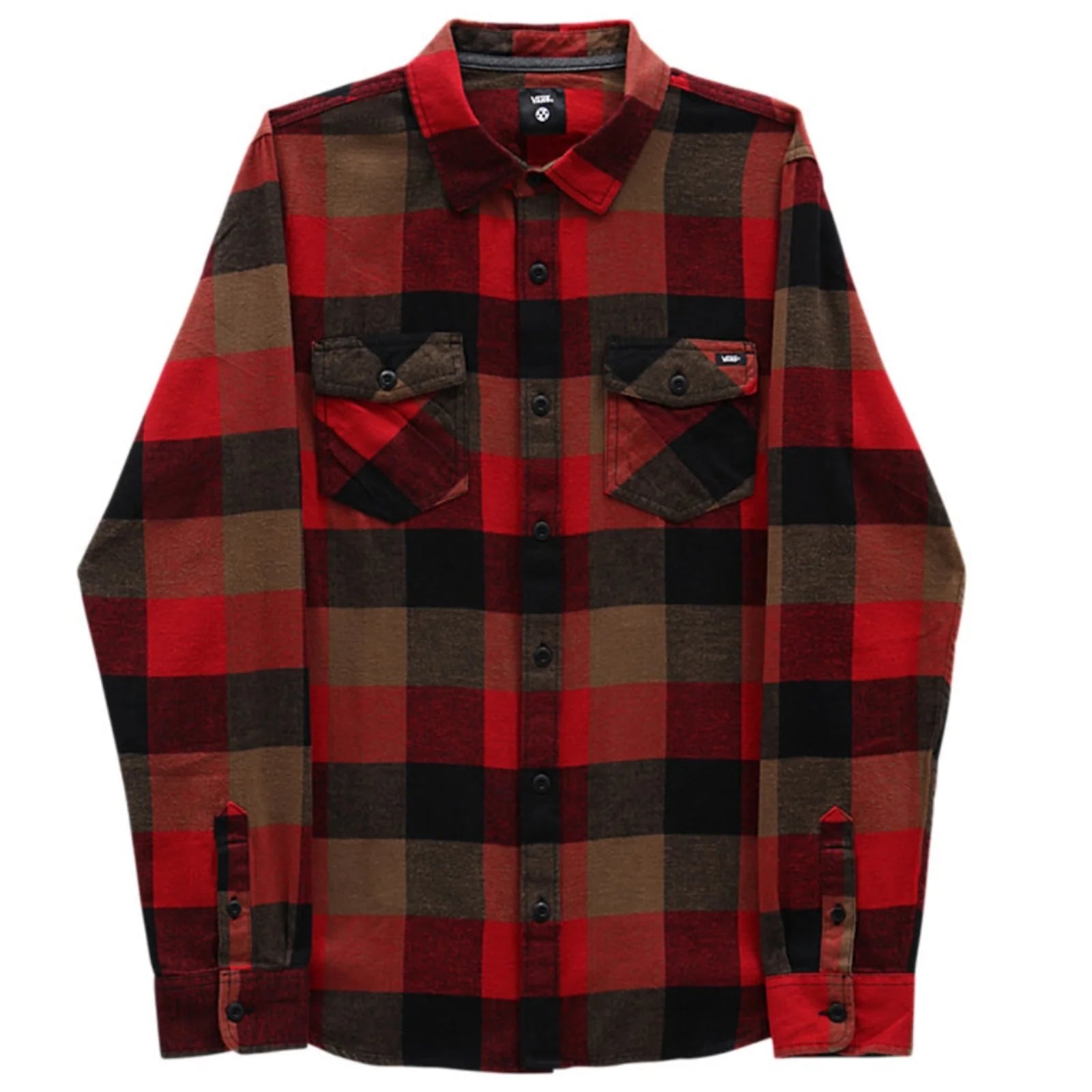 VANS BY BOX FLANNEL BOYS CHILI PEPPER SEPIA