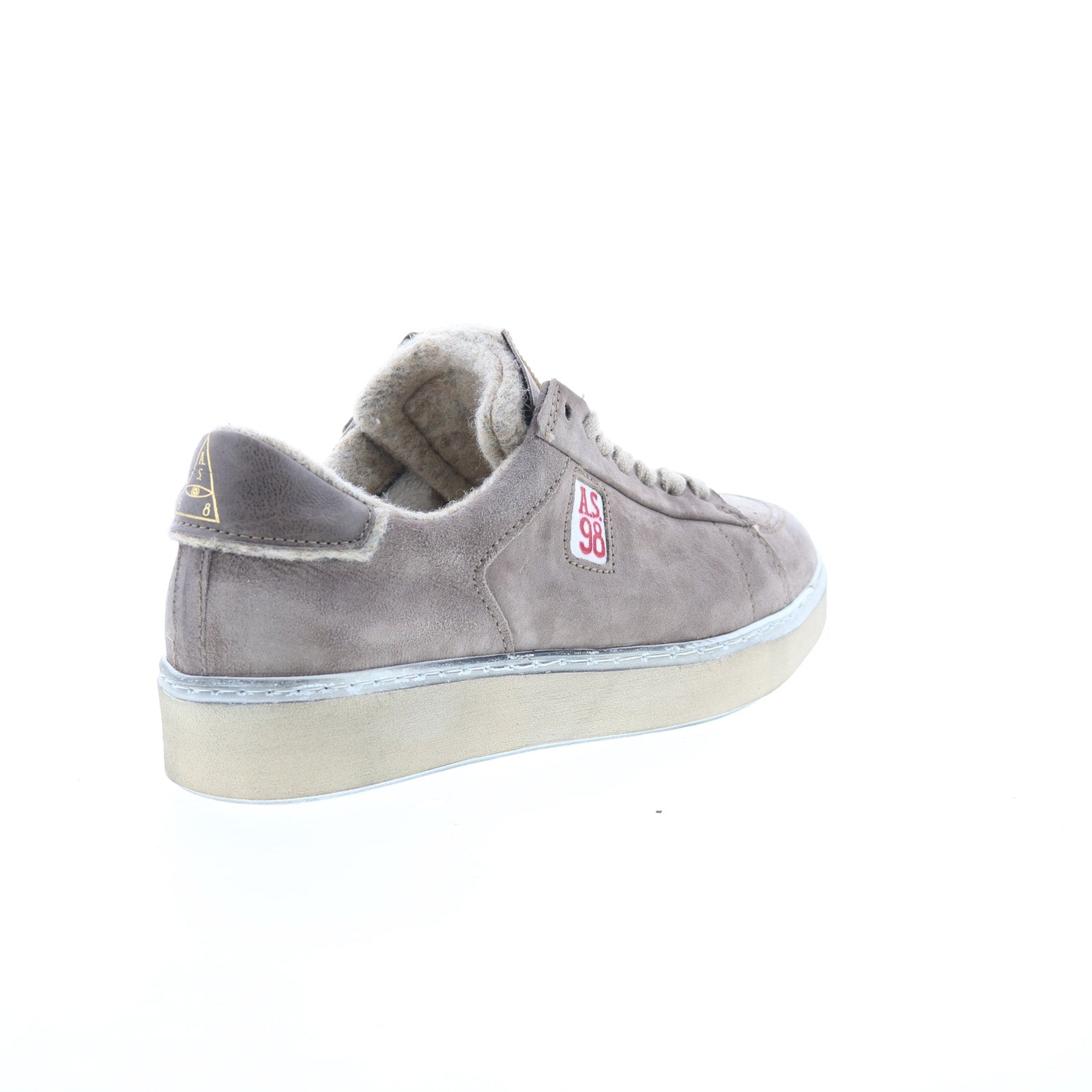 Flanch Mens Gray Leather Lace Up Lifestyle Sneakers Shoes
