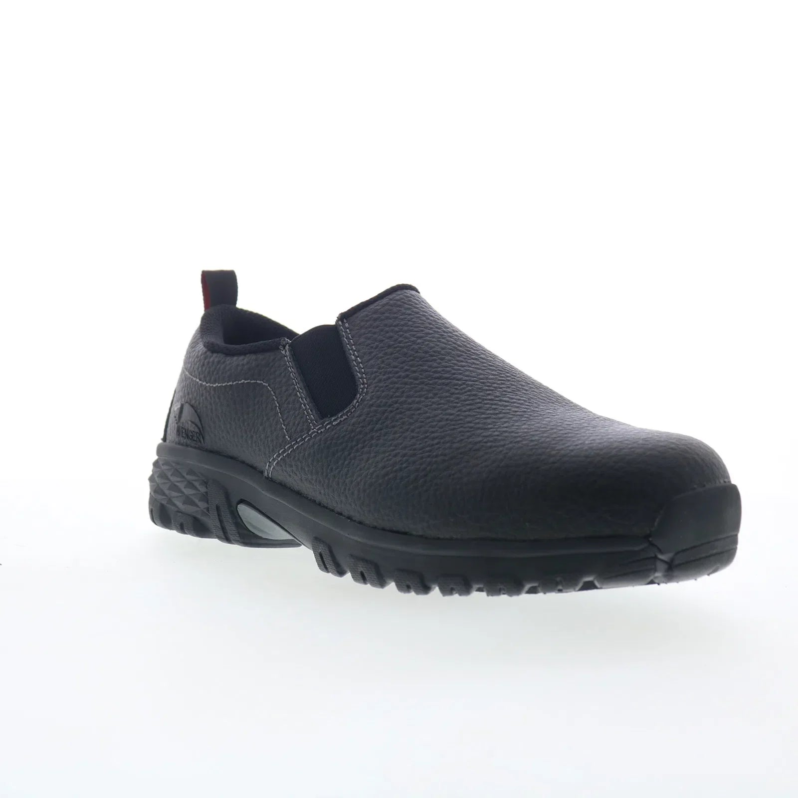 Avenger Flight Slip-On Alloy Toe A7001 Mens Black Wide Work & Safety Shoes