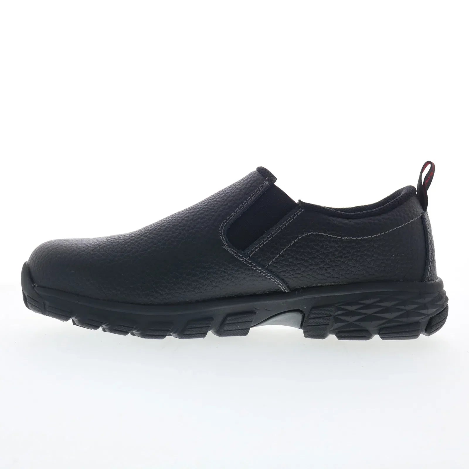 Avenger Flight Slip-On Alloy Toe A7001 Mens Black Wide Work & Safety Shoes