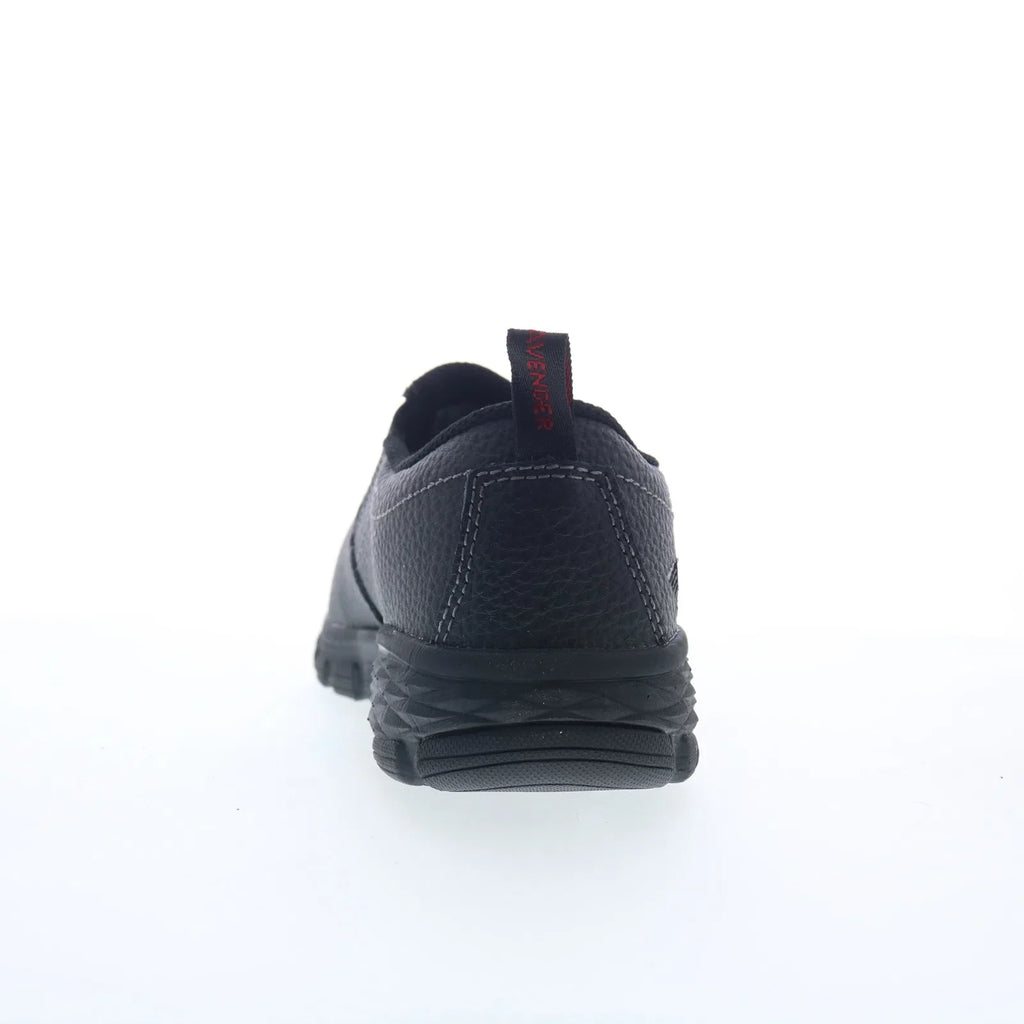 Avenger Flight Slip-On Alloy Toe A7001 Mens Black Wide Work & Safety Shoes