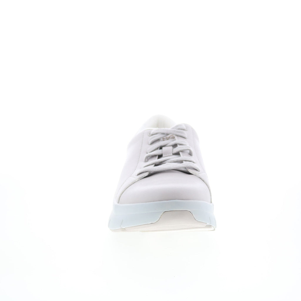 Alegria Flote FLO-7498 Womens Gray Leather Lifestyle Sneakers Shoes