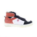 Folie Mens White Canvas Zipper Lifestyle Sneakers Shoes