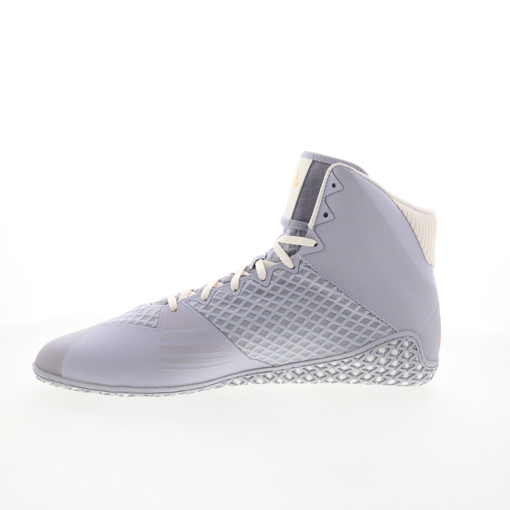 Mat Wizard 4 FU8168 Mens Gray Canvas Lace Up Athletic Wrestling Shoes