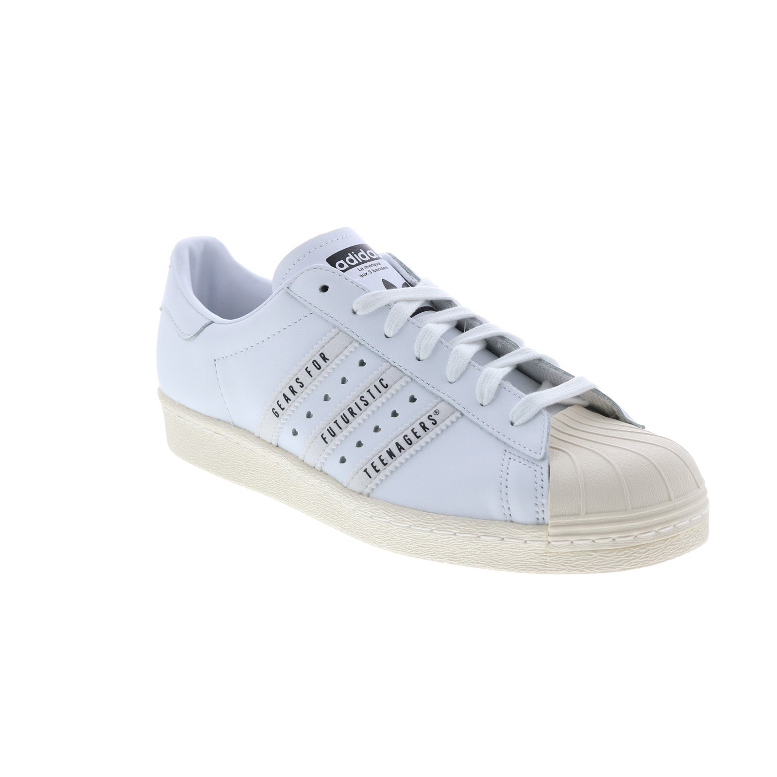 Superstar 80S Human Made FY0730 Mens White Lifestyle Sneakers Shoes