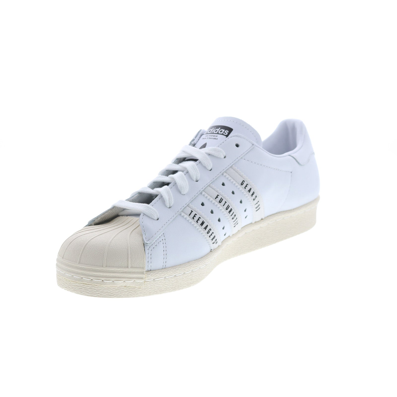 Superstar 80S Human Made FY0730 Mens White Lifestyle Sneakers Shoes