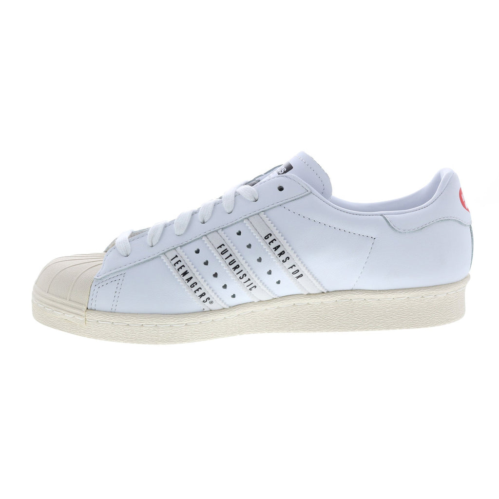 Superstar 80S Human Made FY0730 Mens White Lifestyle Sneakers Shoes