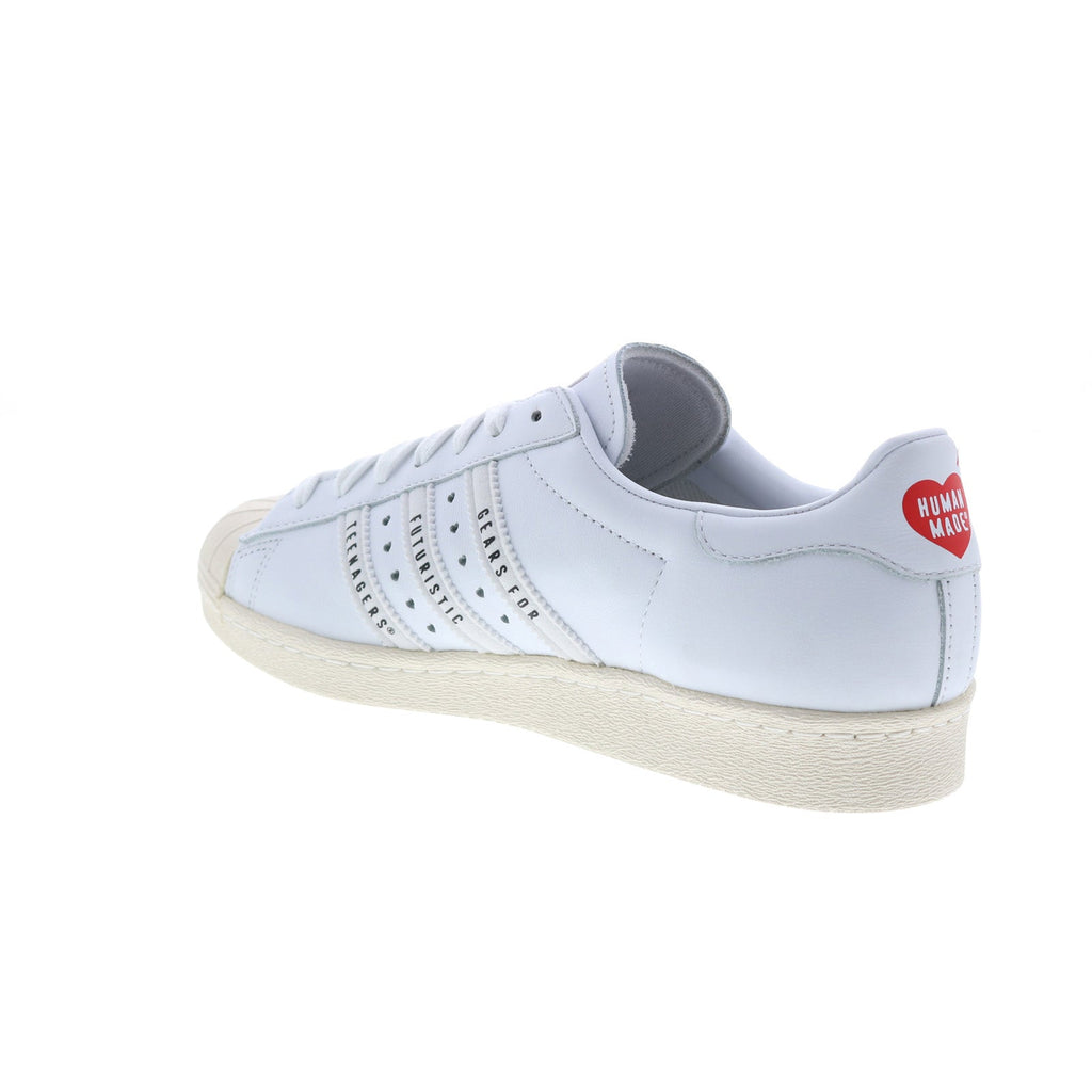 Superstar 80S Human Made FY0730 Mens White Lifestyle Sneakers Shoes