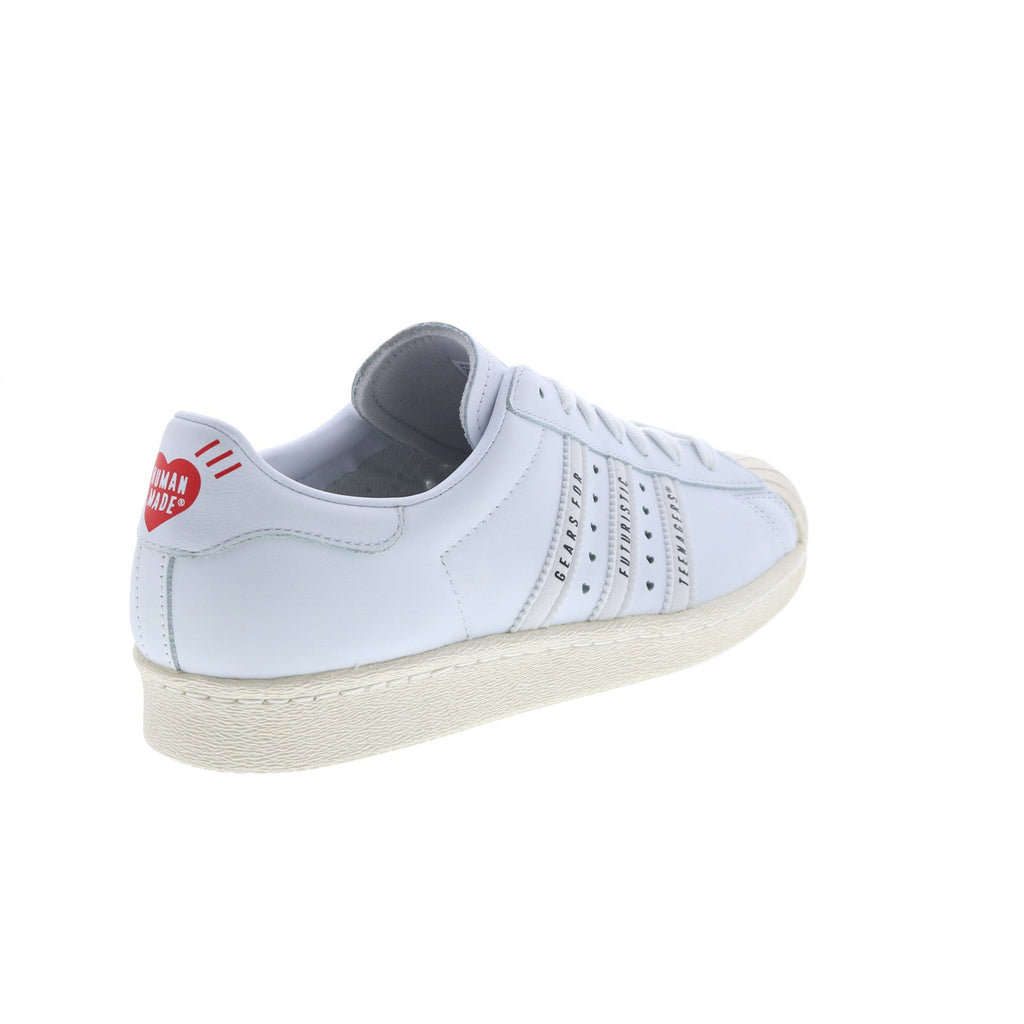 Superstar 80S Human Made FY0730 Mens White Lifestyle Sneakers Shoes