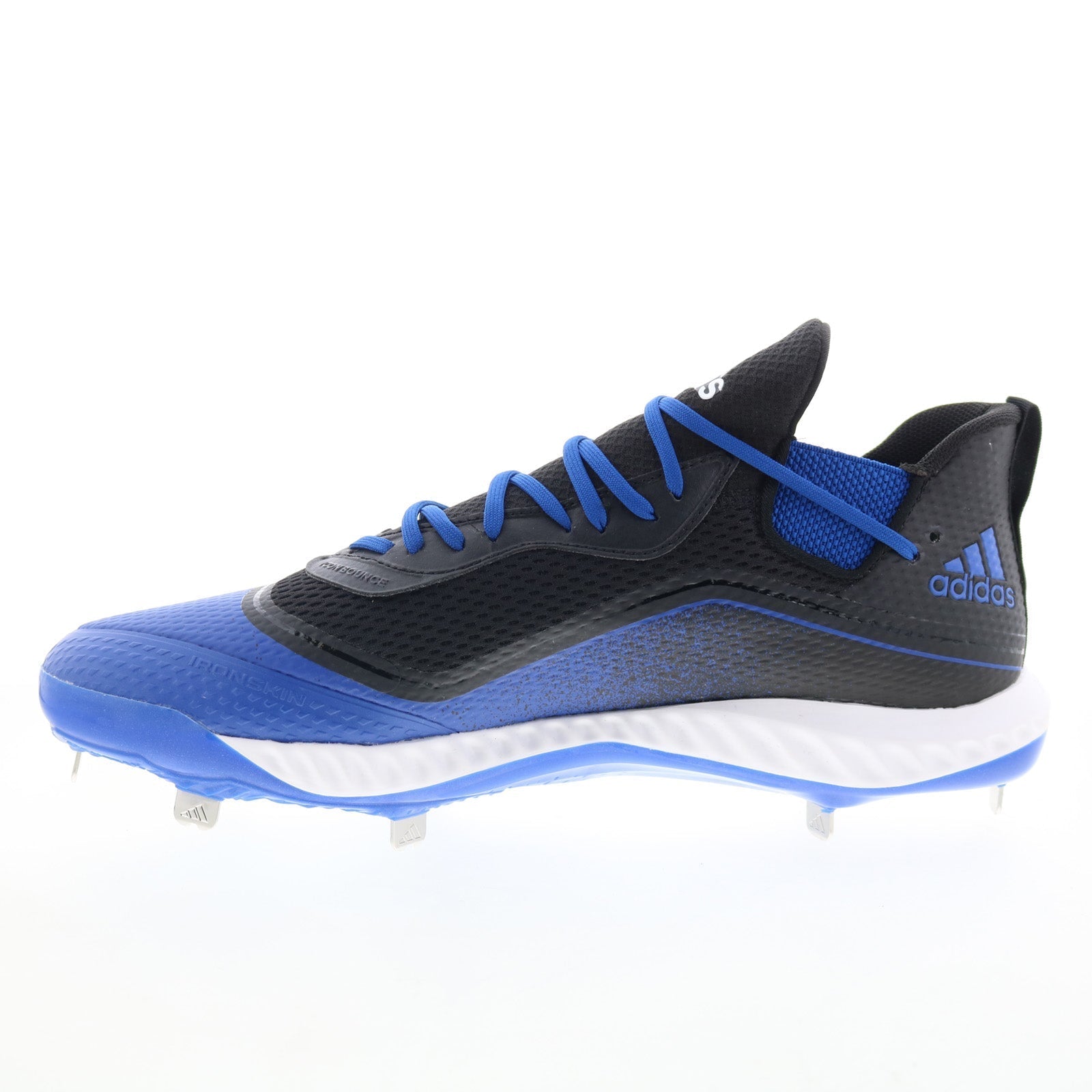 Icon V Bounce G28253 Mens Black Athletic Baseball Cleats Shoes