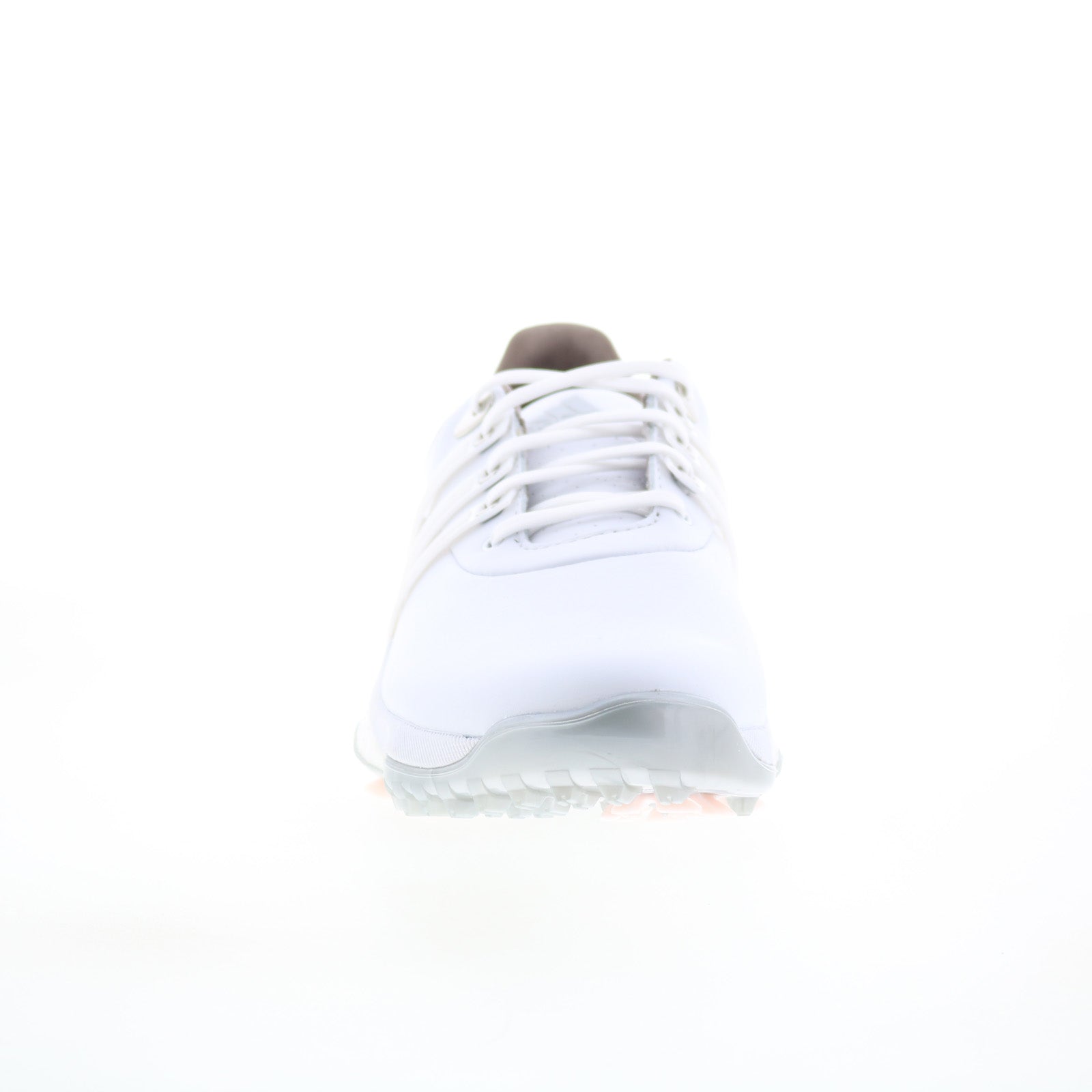Tour360 22 GV9662 Womens White Leather Lace Up Athletic Golf Shoes