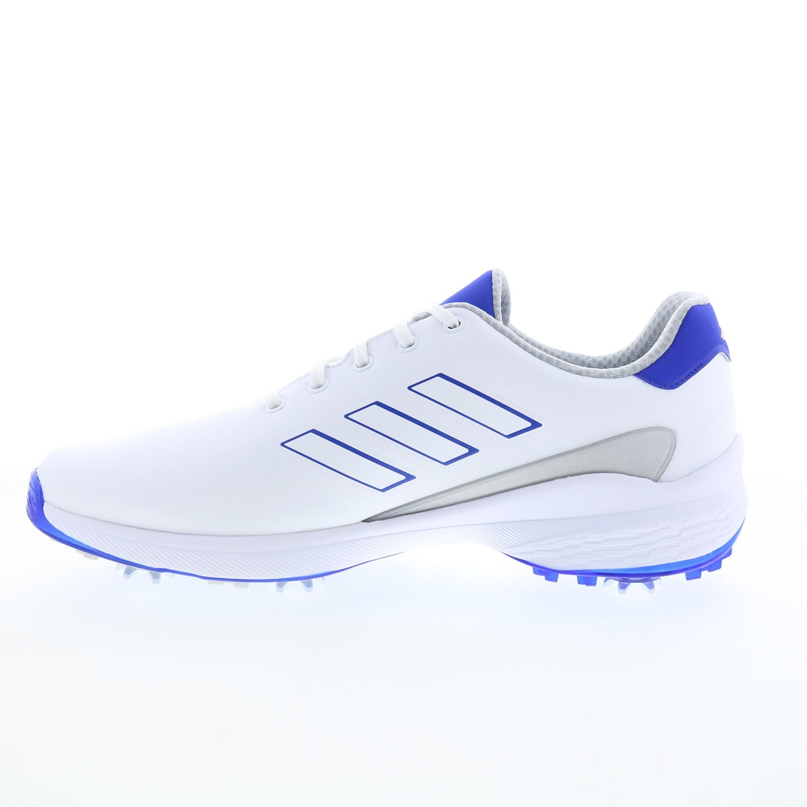 ZG23 H03673 Mens White Wide Mesh Lace Up Athletic Golf Shoes