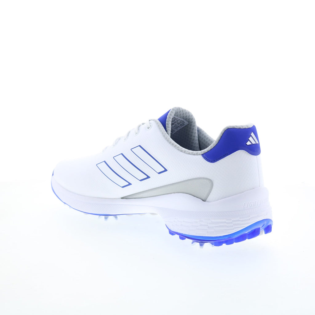 ZG23 H03673 Mens White Wide Mesh Lace Up Athletic Golf Shoes