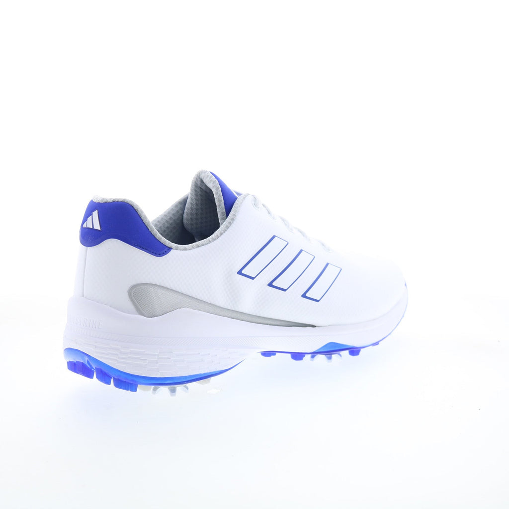 ZG23 H03673 Mens White Wide Mesh Lace Up Athletic Golf Shoes