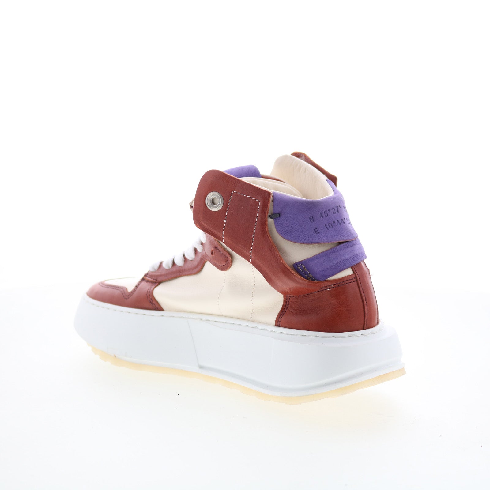 Haldon Womens Beige Leather Lace Up Lifestyle Sneakers Shoes