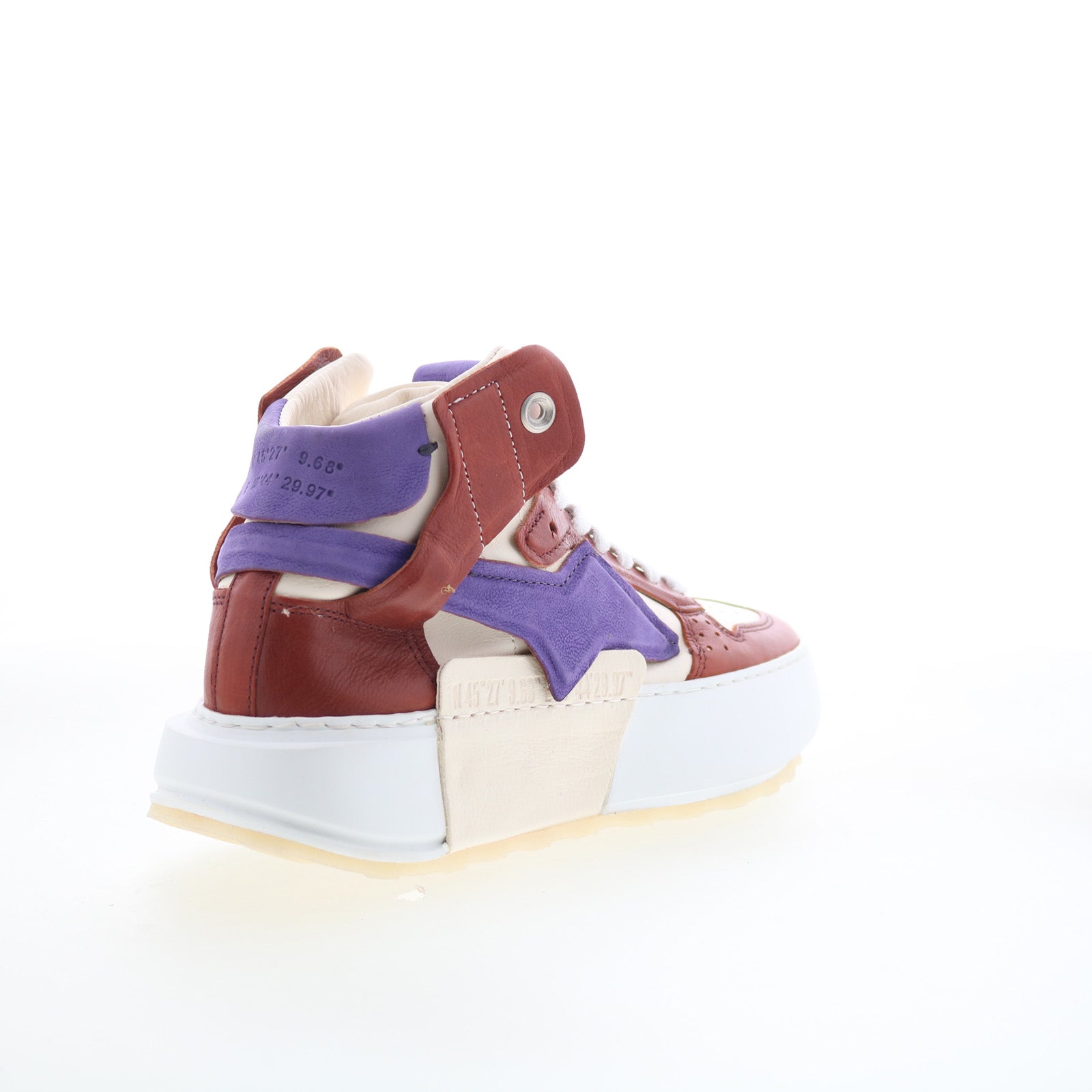 Haldon Womens Beige Leather Lace Up Lifestyle Sneakers Shoes