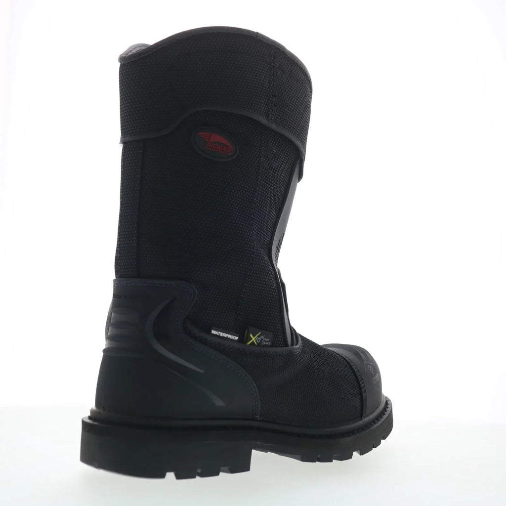 Avenger Hammer Wellington Carbon Toe WP Mens Black Wide Work & Safety Boots