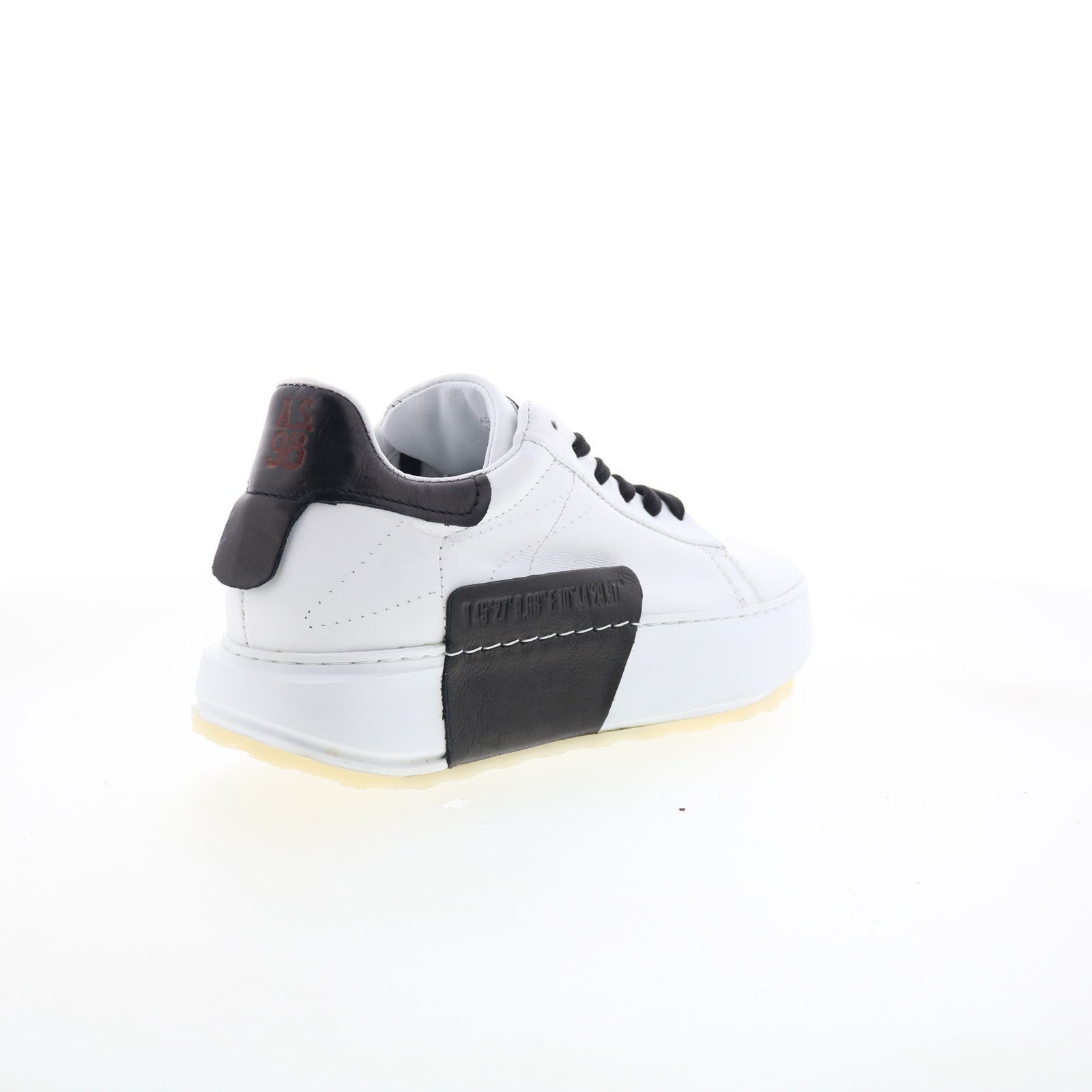 Hannie Womens White Leather Lace Up Lifestyle Sneakers Shoes