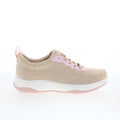 Alegria In8 IN8-6498 Womens Beige Canvas Lace Up Lifestyle Sneakers Shoes