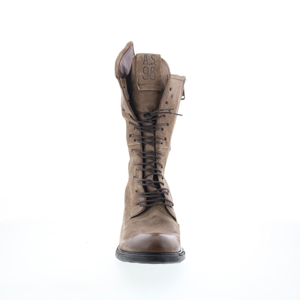 Jasper Womens Gray Leather Zipper Casual Dress Boots