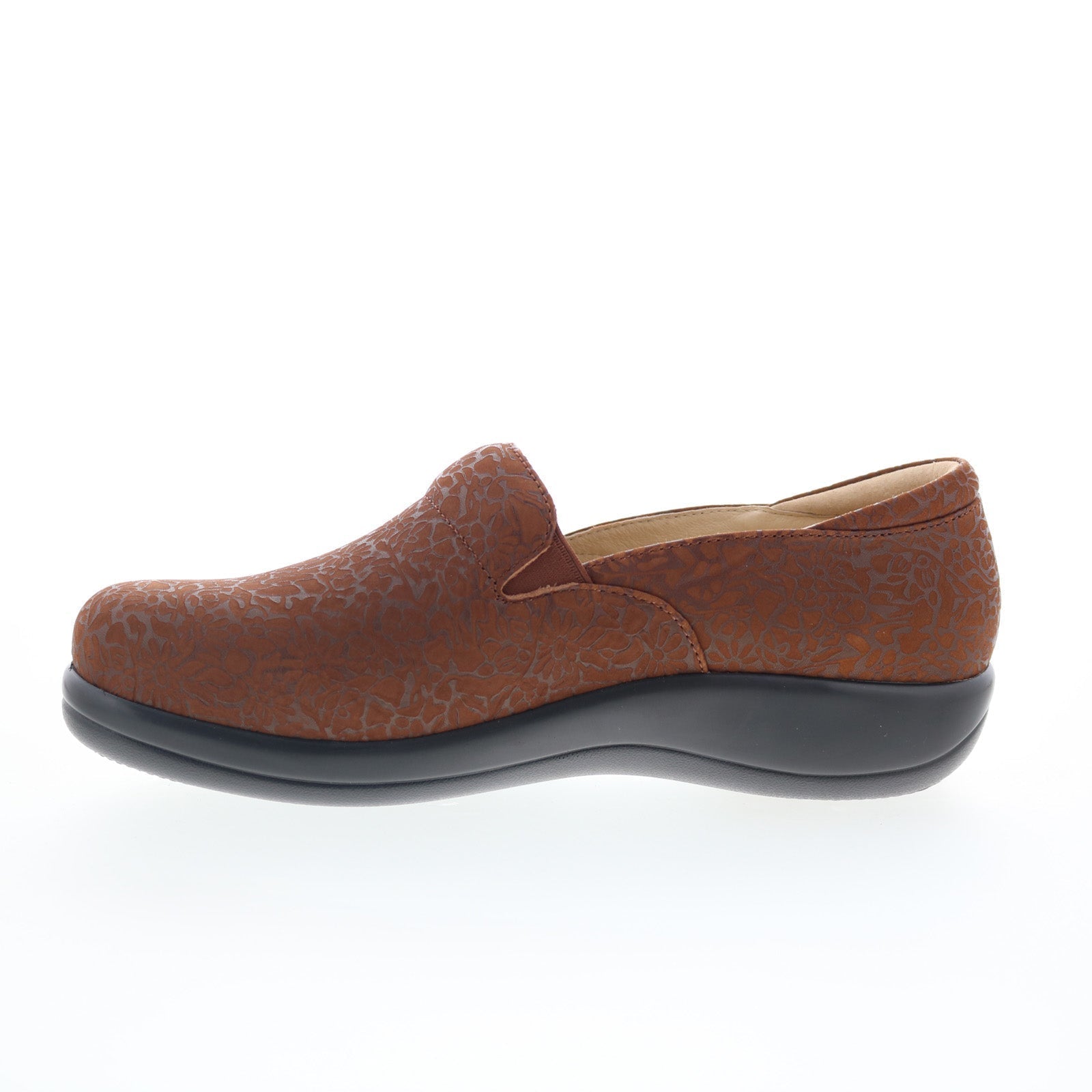 Alegria Keli Delicut KELI-7608 Womens Brown Leather Loafer Flats Shoes