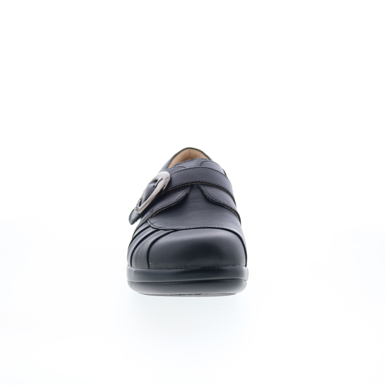 Alegria Khloe KHL-601 Womens Black Leather Loafer Flats Shoes