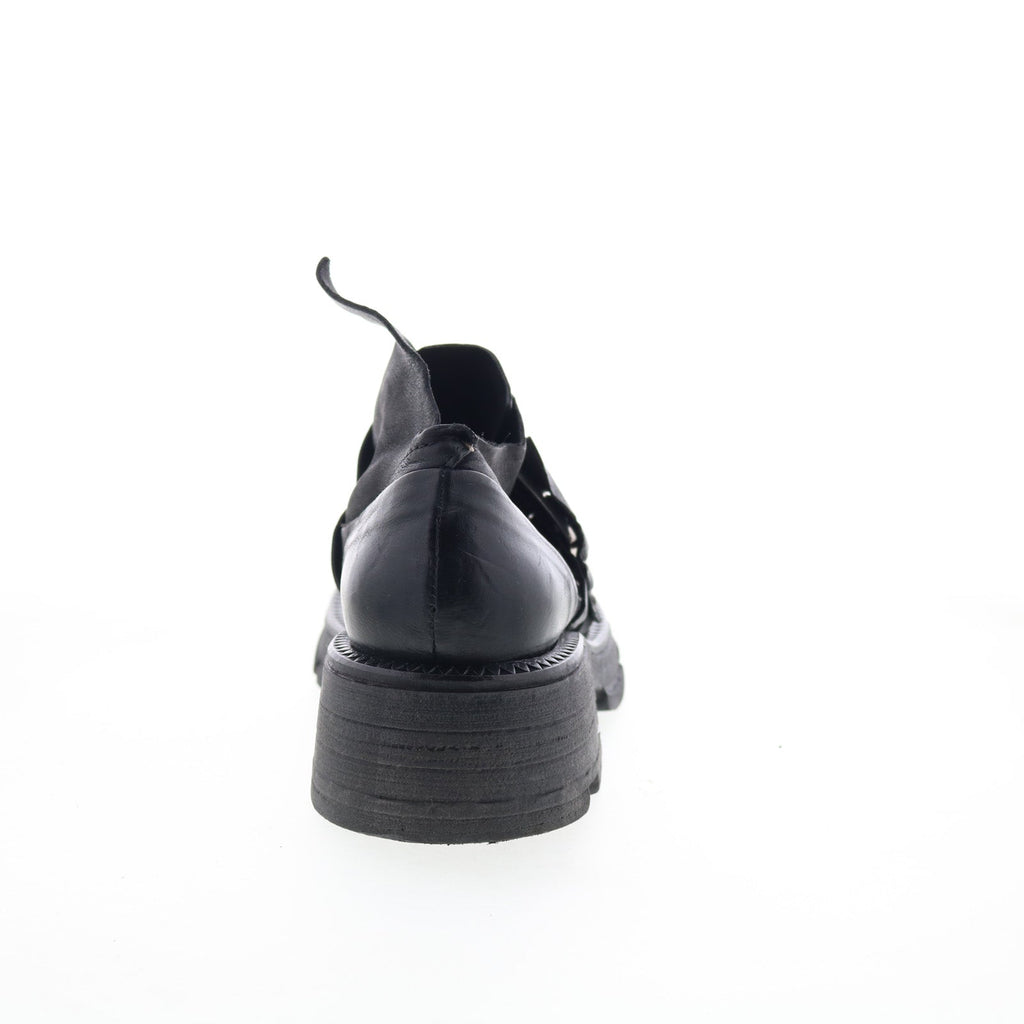Laken Womens Black Leather Slip On Casual Dress Boots
