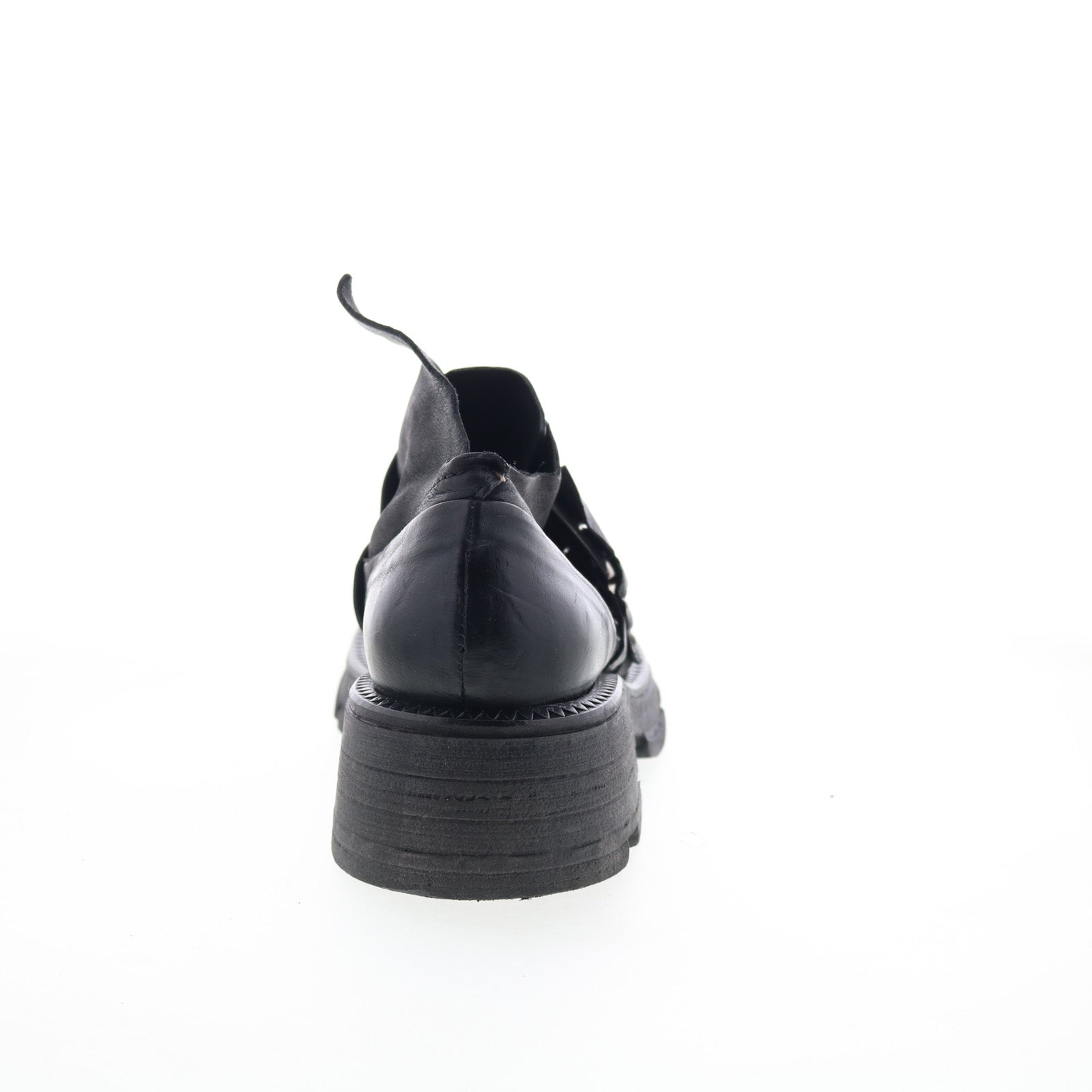 Laken Womens Black Leather Slip On Casual Dress Boots