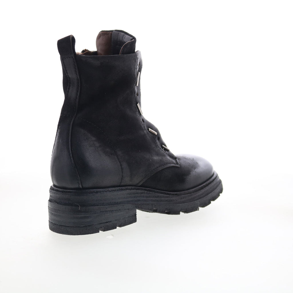 Lanford Womens Black Leather Zipper Casual Dress Boots
