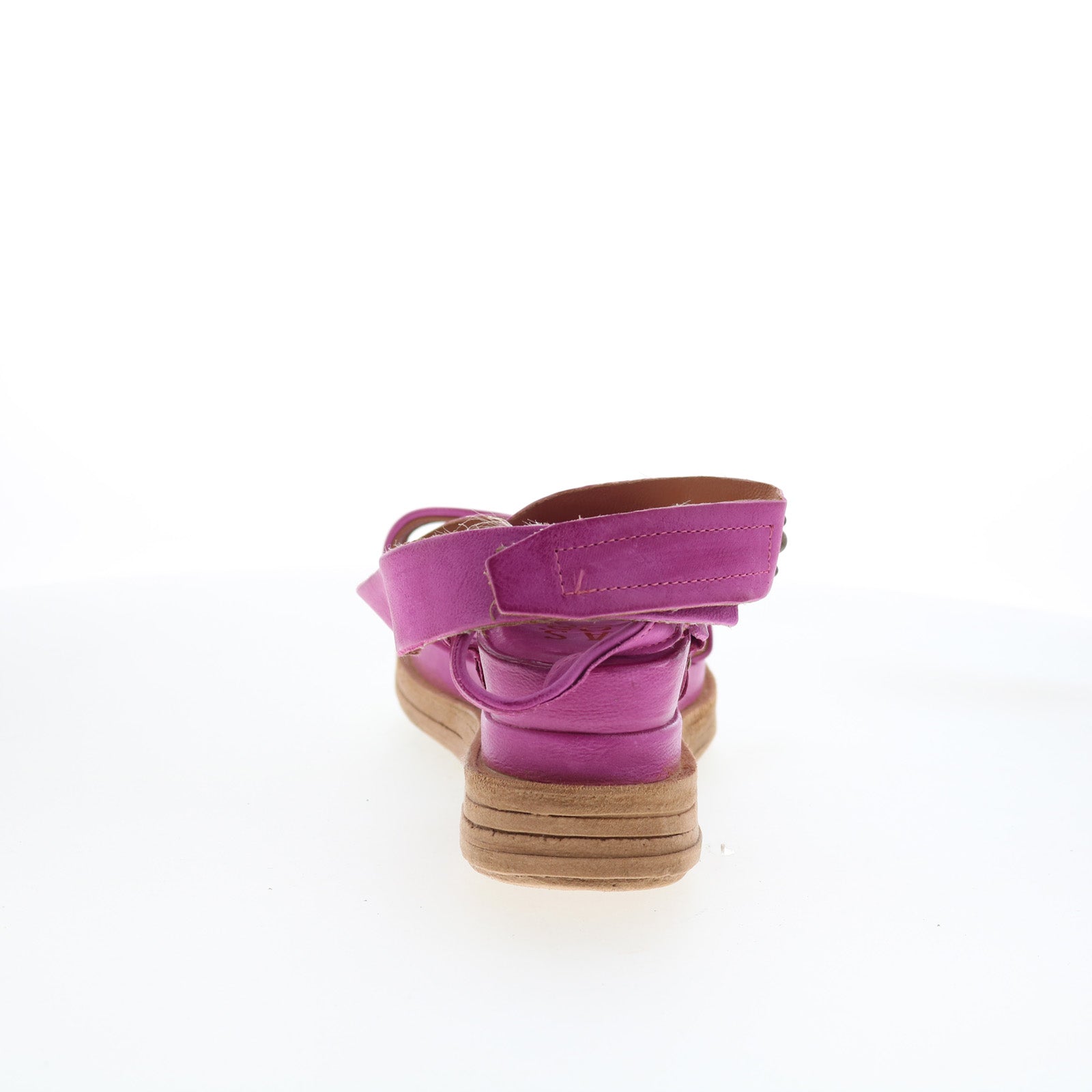 Larkie Womens Purple Suede Hook & Loop Strap Sandals Shoes