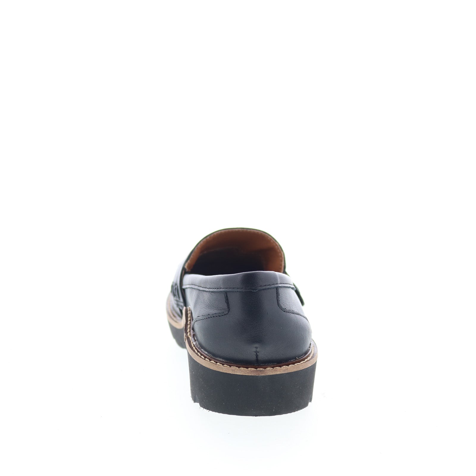 Aetrex Collette LL100W Womens Black Leather Loafers & Slip Ons Penny Shoes