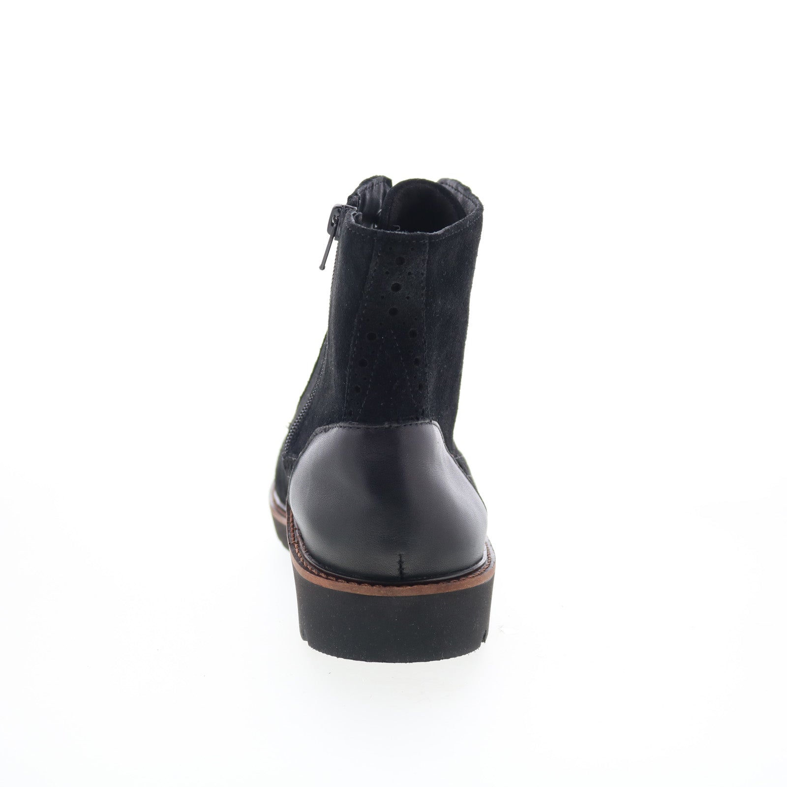 Aetrex Margot LL500W Womens Black Suede Zipper Ankle & Booties Boots