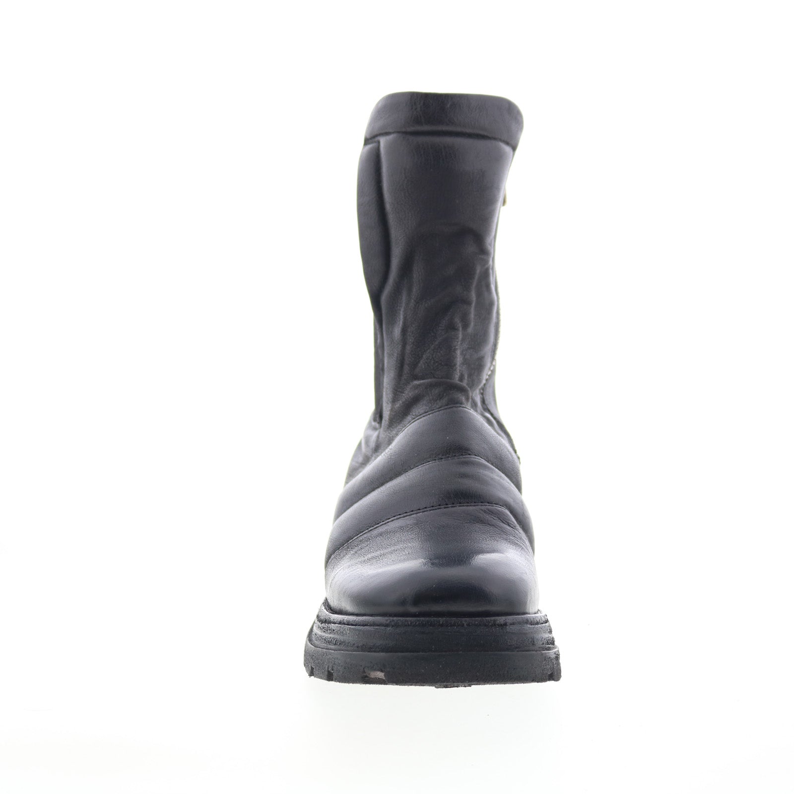 Lowe Womens Black Leather Zipper Casual Dress Boots