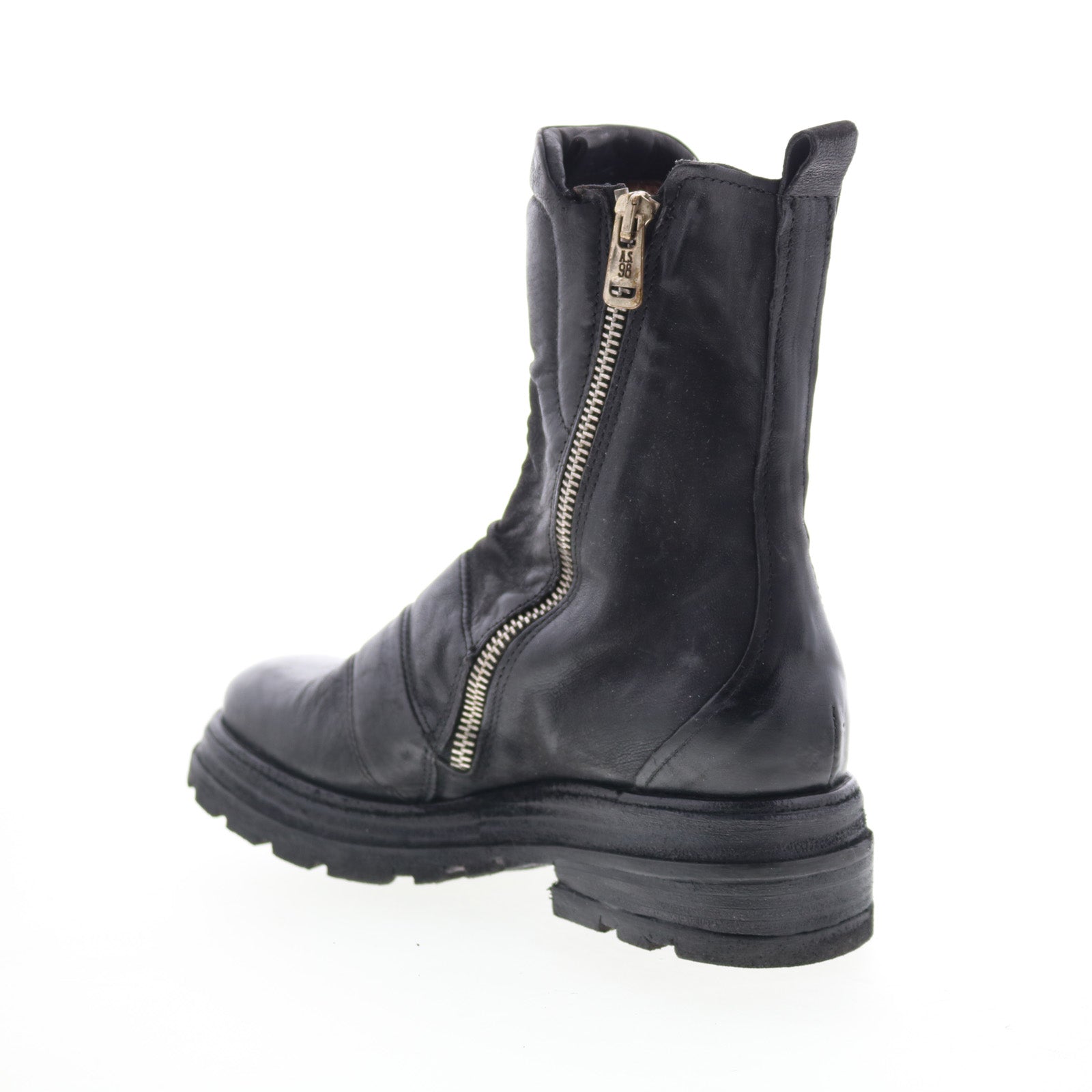 Lowe Womens Black Leather Zipper Casual Dress Boots
