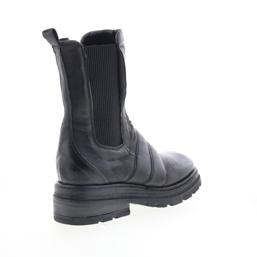 Lowe Womens Black Leather Zipper Casual Dress Boots