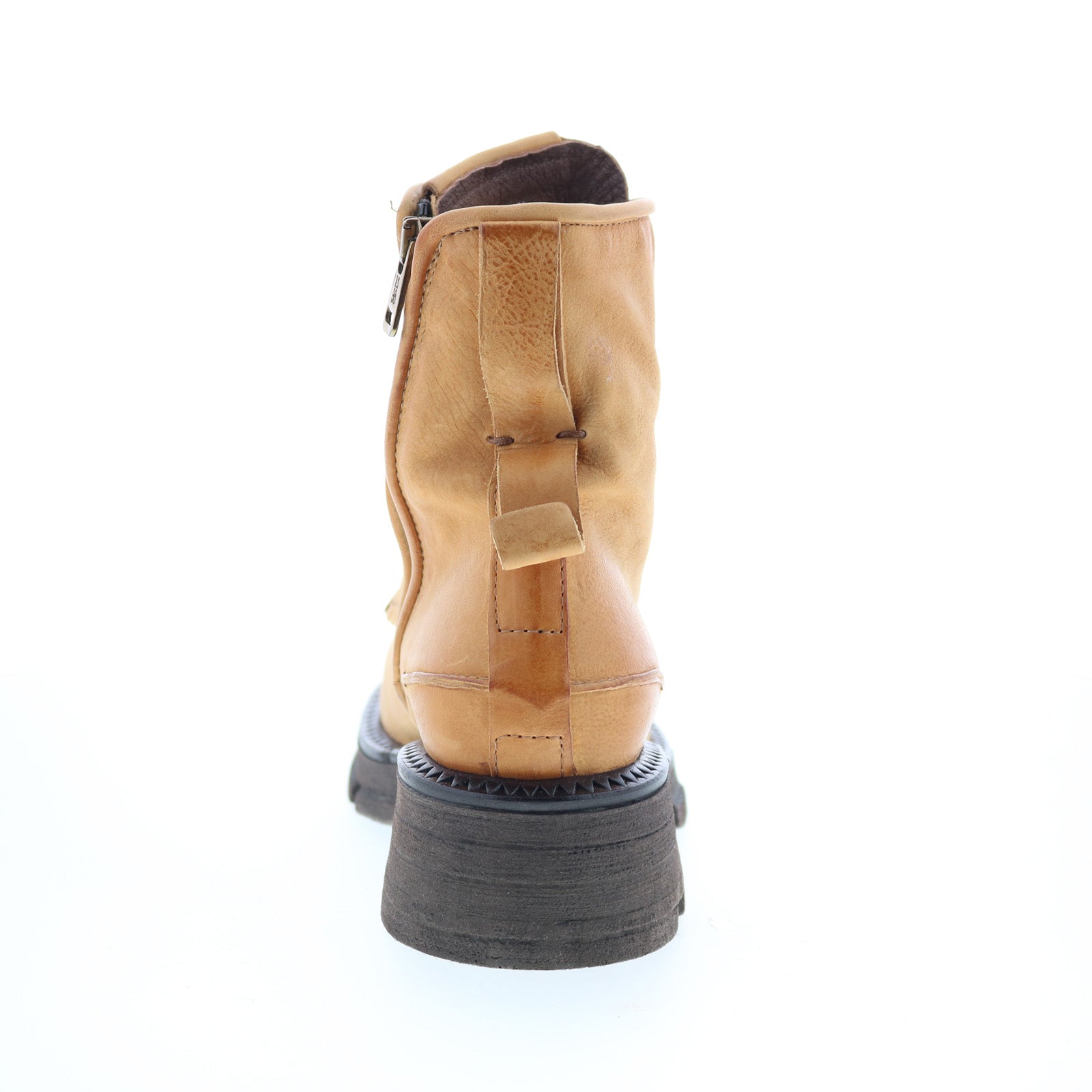 Lukie Womens Brown Leather Lace Up Casual Dress Boots