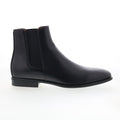 Aquatalia Adrian Waterproof M000901 Mens Black Leather Slip On Chelsea Boots