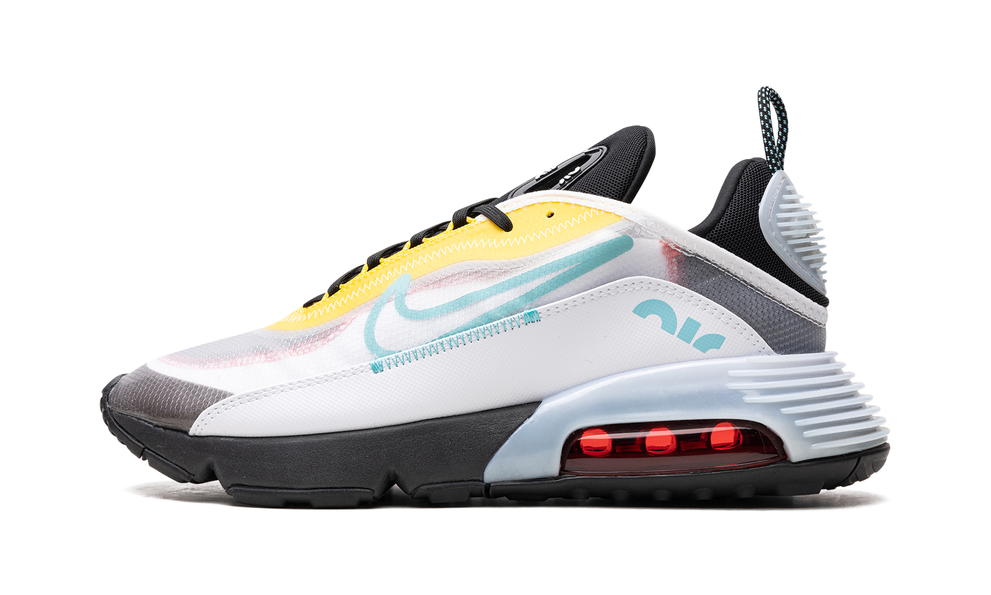 Air Max 2090 "White Speed Yellow Bleached Aqua"