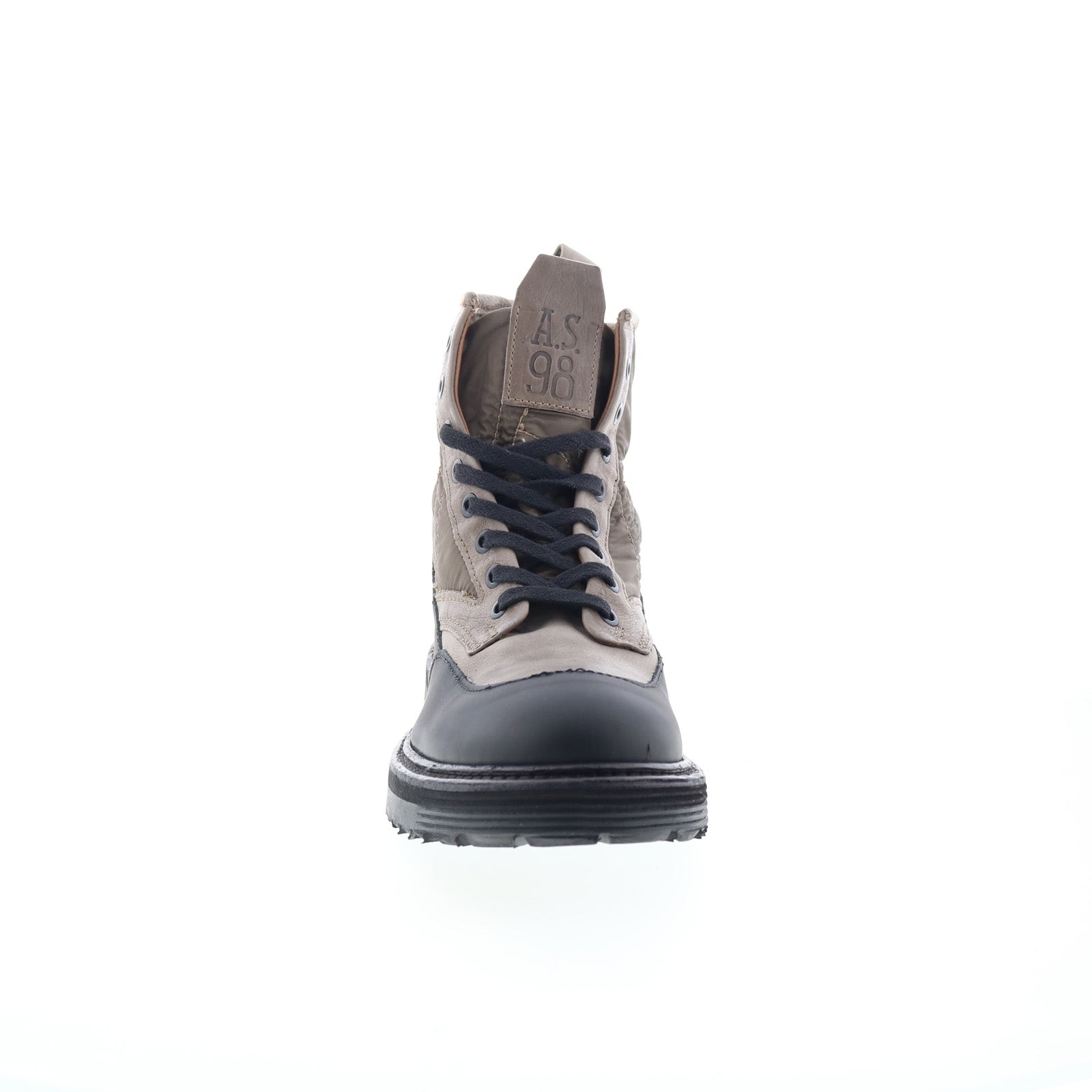 Rupert Mens Gray Synthetic Lace Up Casual Dress Boots