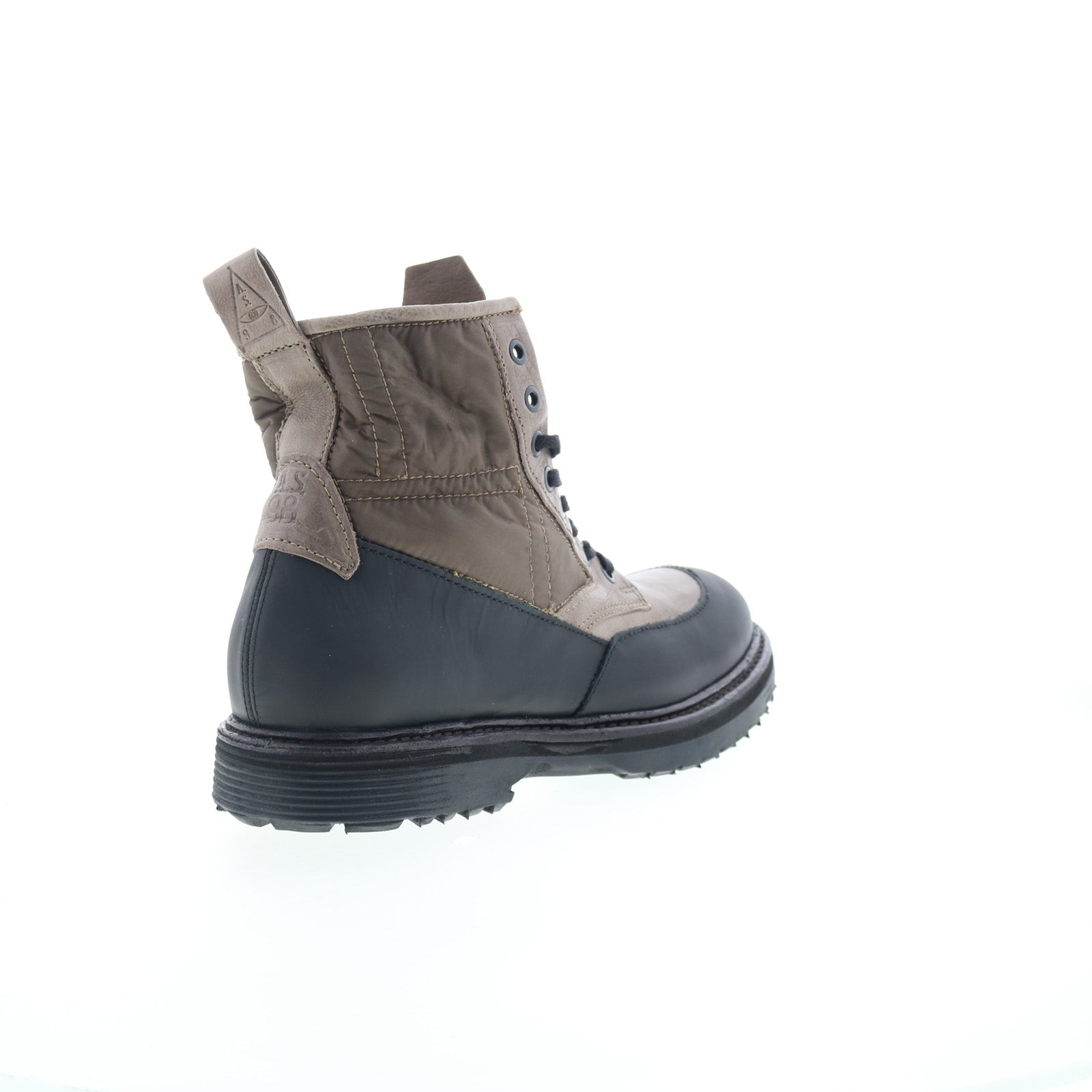 Rupert Mens Gray Synthetic Lace Up Casual Dress Boots