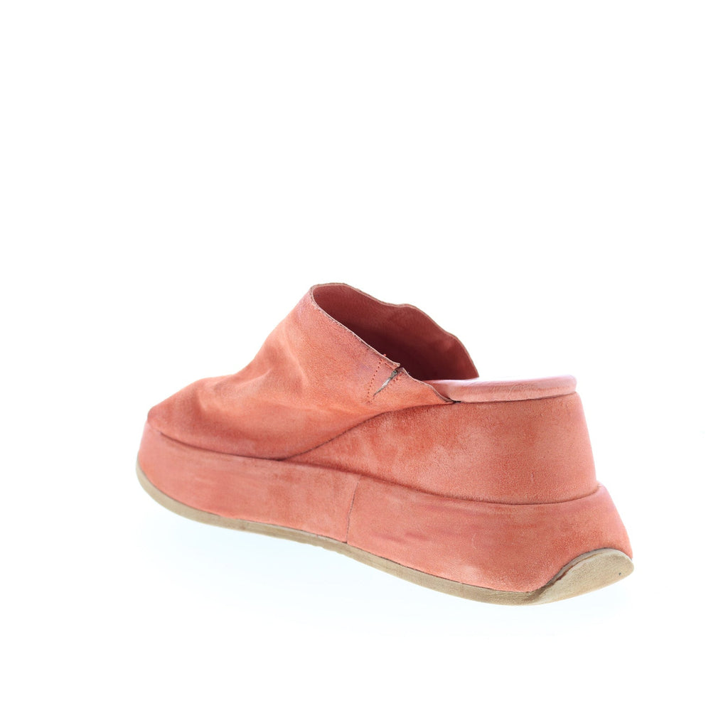 Rafe Womens Orange Suede Slip On Wedges Sandals Shoes